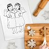 Azeeda 'Singing Angels' White Cotton Tea Towel/Dish Cloth (TW00002329) #4