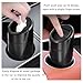 Wevdn Car Trash Can Bin with Lid, Mini Leakproof Vehicle Side Door Cup Holder Trash Can with Lid, Multipurpose Organizer Portable Garbage Bin for Cup Holder Car Home Office (Dark Green)