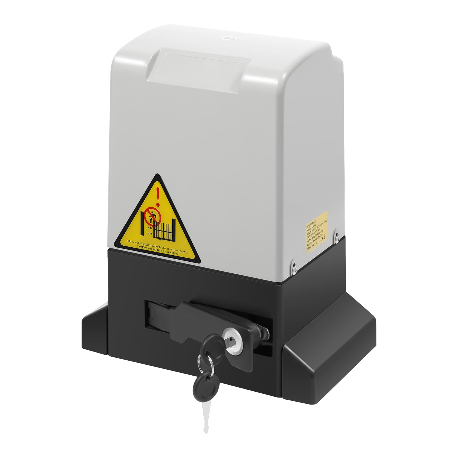 Motorisation de portail coulissant 1200 kg 550W avec télécommandes pour accès résidentiel et hôtel