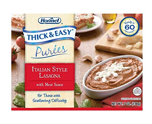 (Item Number:66124) - THICK & EASY® Puree Italian Style Lasagna with Meat Sauce