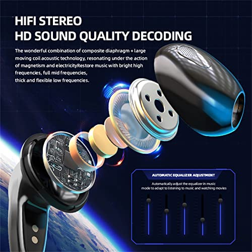 ANOSYS Bluetooth 5.2 Casque De Jeu, Casque sans Fil avec Lampe Respiratoire LED, Microphone, Audio Haut De Gamme… - Les Beatles, Paul McCartney, John Lennon, RIngo Starr, George Harrison ANOSYS Bluetooth 5.2 Casque De Jeu, Casque sans Fil avec Lampe Respiratoire LED, Microphone, Audio Haut De Gamme… – Image 8