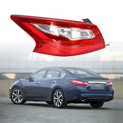 Silscvtt Rear Brake Tail Light Assembly Replacement For 2016-2018 Nissan Altima Red Lens Left Driver Side Outer Tail Lamp 265559Hs0A Ni2804106 #TOP2