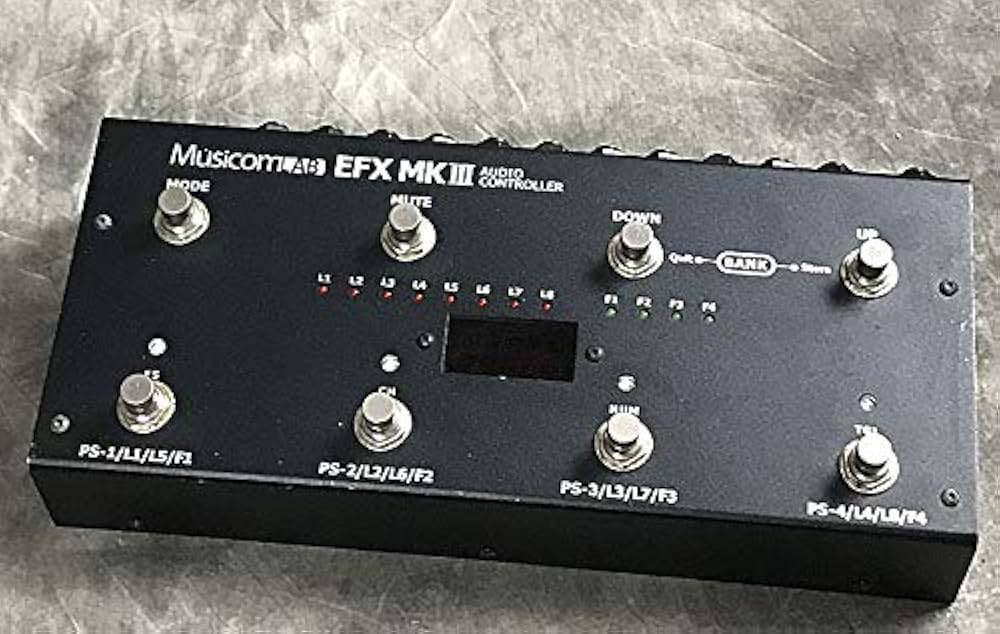 超美品] Musicom LAB EFX MKIII プログラムスイッチャー 60バンク内臓