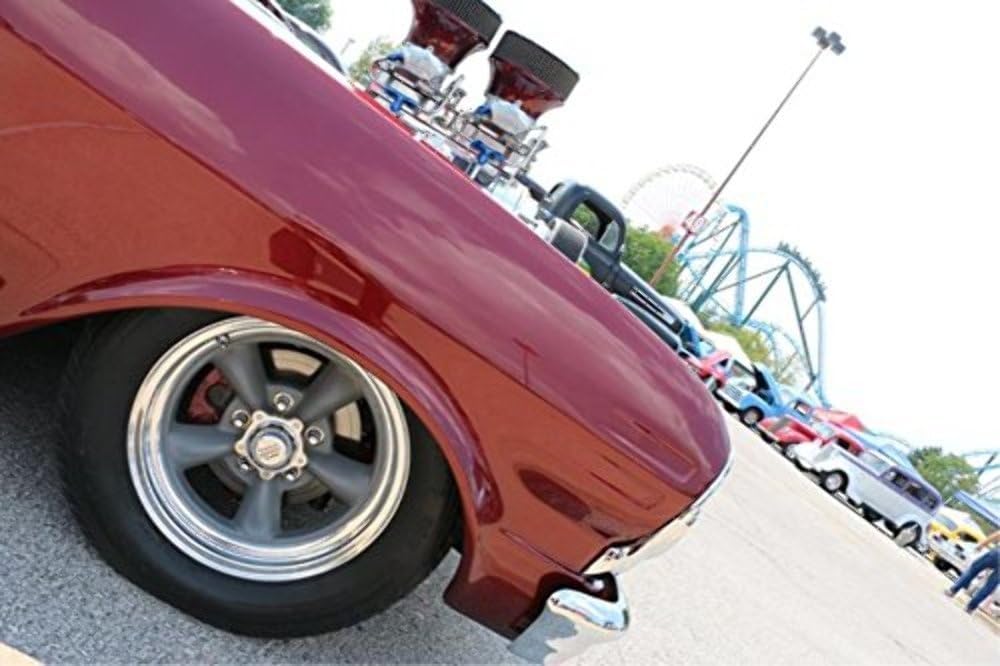 American Racing Vintage VN215 CLASSIC TORQ THRUST II 20X8 5X5.5 4.5 0mm MAG GRAY MACHINED LIP - VN2152876