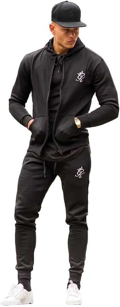 Gym King Tracksuit Set - Black Large Black