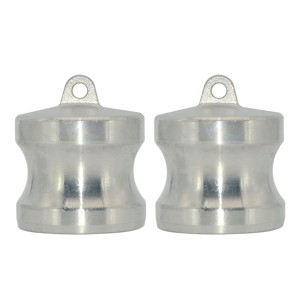 VARMHUS Trash Pump Adapter Dust Cap/Dust Cover,Type DP Cam and Groove Hose Pipe Fitting Coupler,Stainless Steel 316 (1")