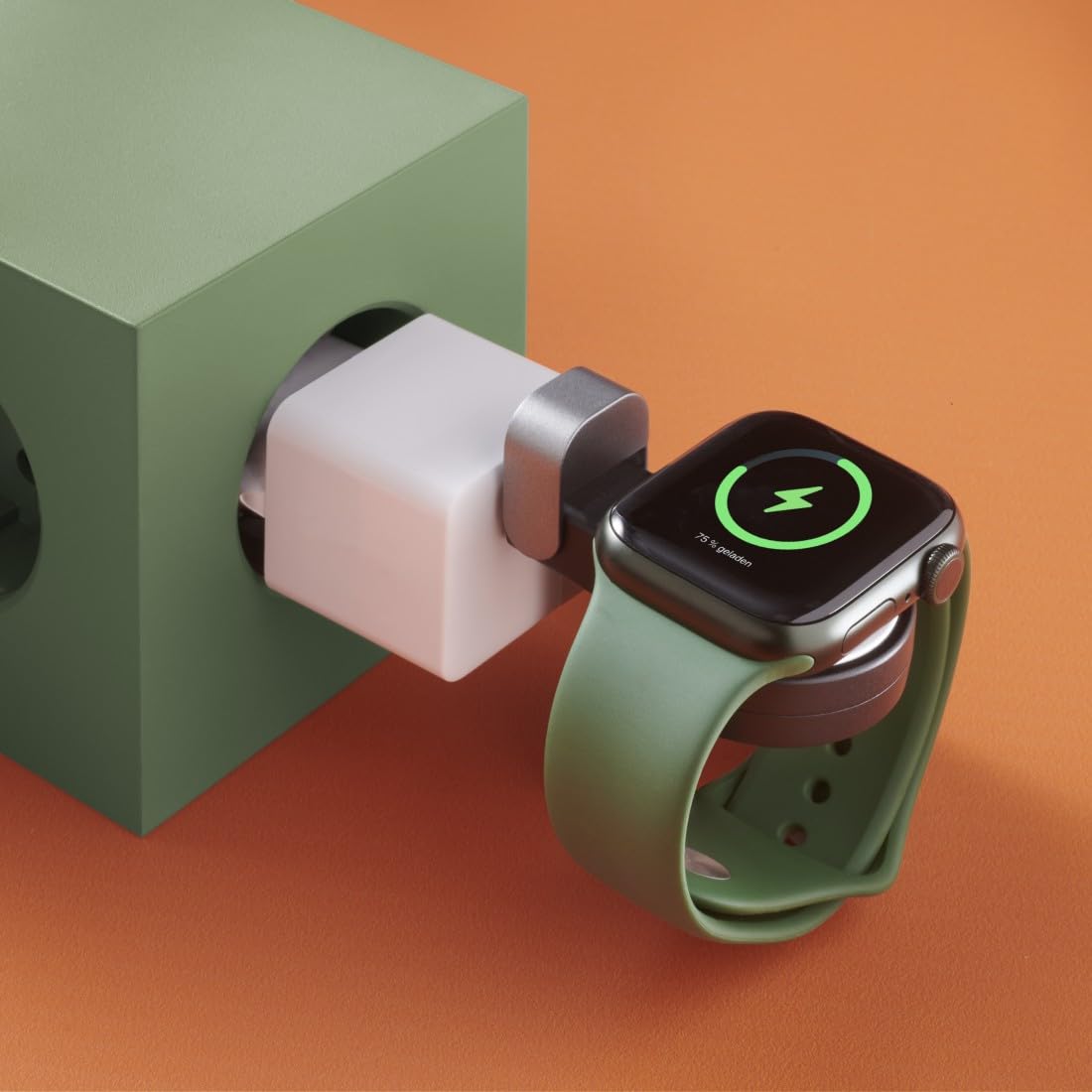 Hama ładowarka magnetyczna do Apple Watch (bezprzewodowa, do zegarka, smartwatcha, przenośna, szybka) czarna