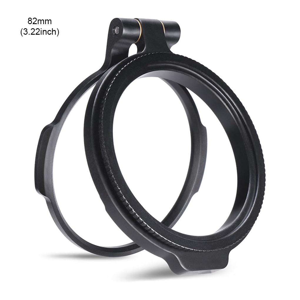 2 set di Camera Filtro Staffa Portatile Videocamera Obiettivo Rapido Flip Mount Filtri Adattatori Anelli Cameraman Attrezzature Fotografie Shooting 82mm