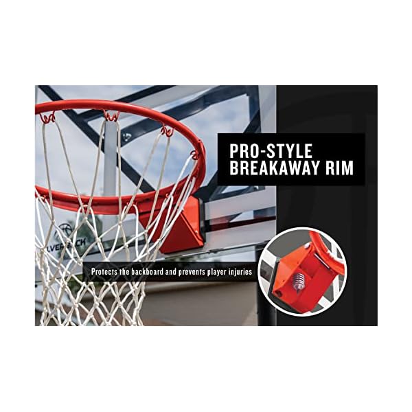 Silverback NXT 60″ InGround Basketball Hoop with AdjustableHeight