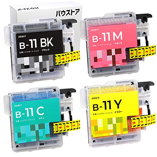 Amazon.co.jp: ブラザー LC11 用互換インクカートリッジ 4個