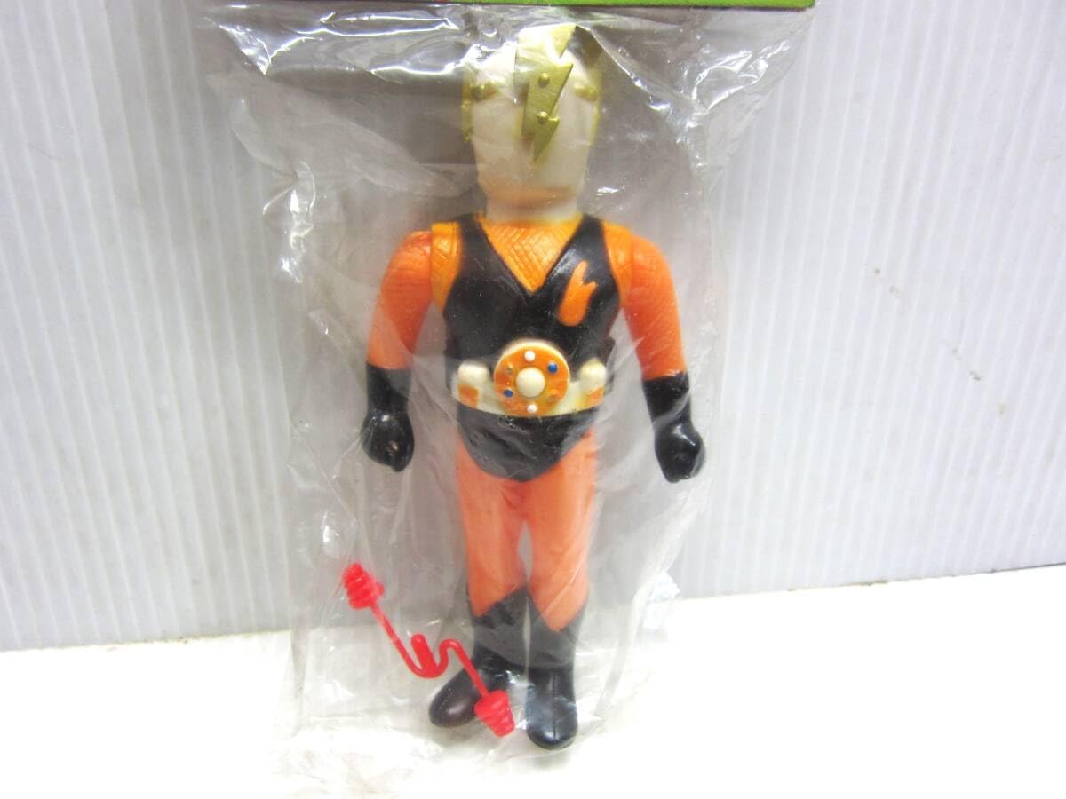 忍者キャプター ポピー製ソフビ当時物 7体セット 忍者キャプター