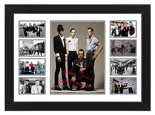 The Clash Autographed Collage Poster Print - Classic Signed Rock Music Wall Art - Limited Edition Merchandise (Unframed, A3 (16x12" - 42x30cm))