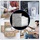 LOLYSIC 200 Stück Luftpolsterbeutel 10,2 x 15,2 cm Transparent,Bubble Wrap Polsterfolie,Luftpolstertaschen Knallfolie für Umzug und Versand Verpackung