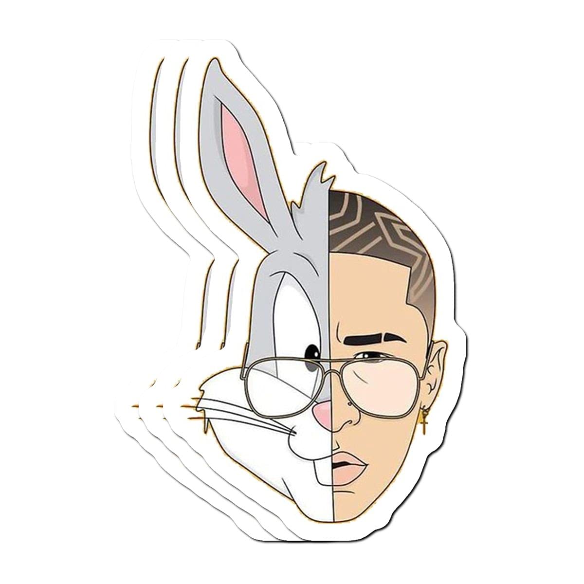 Bad Bunny Stickers (3 Pcs/Pack)