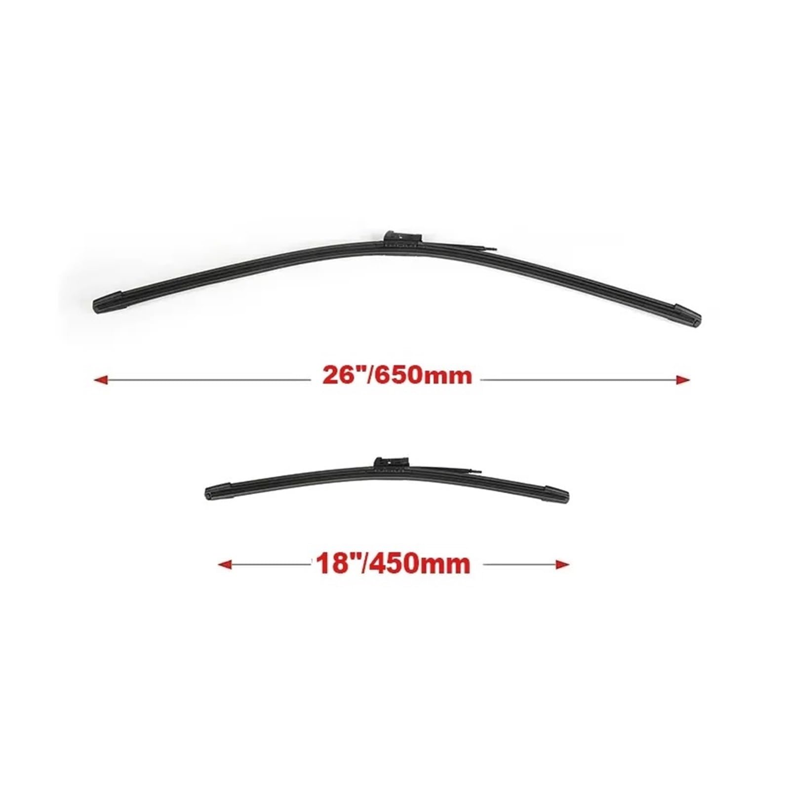 Limpiaparabrisas para Audi A3 S3 8V 2012-2020 Recambio de Silicona para limpiaparabrisas Delanteros y Traseros Juego de escobillas de 26"+16"+13" para Parabrisas.