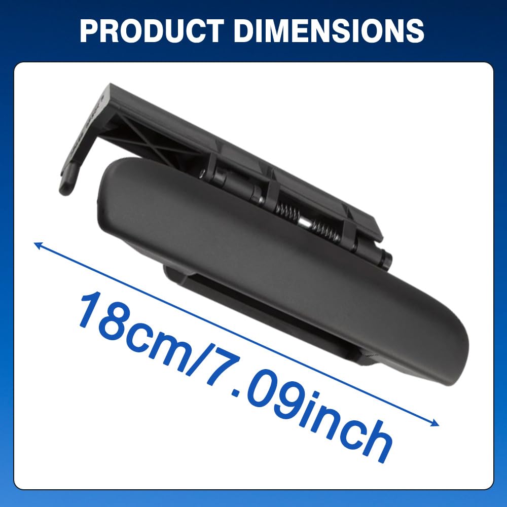 Manija exterior derecha, manija de puerta de coche, manija exterior negra compatible con Citroen Xsara 1997-2005, delantero derecho/trasero derecho