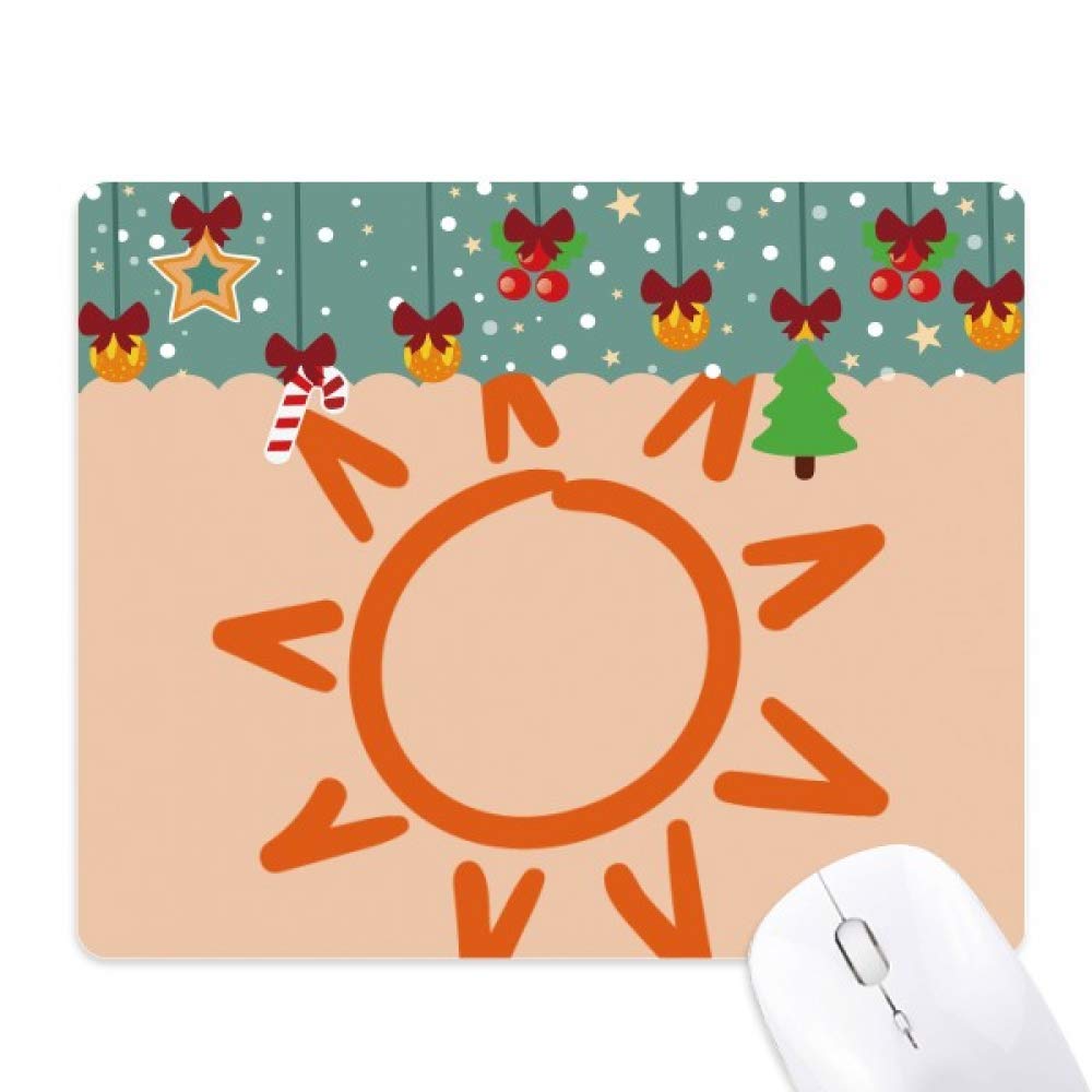 Mouse Pad de Goma Antideslizante Sunshine Sun Naranja Estable 5