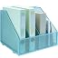 Sky Blue, 4 Vertical Compartments