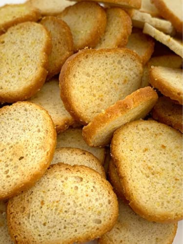 Garlic Bagel Chips, Bulk Size (1.5 lb. Resealable Zip Lock Stand Up Bag) (Pack of 2) image 4