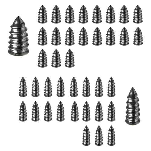 Rdxcv 40 PCS Tire Repair Nails, 2 Sizes Self-Service Vacuum Tyre Rubber Screws Mending Nail, Tire...
