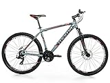 Actuadores Shimano ST-EF51 Moma Bikes Bicicleta Montaña GTT 27,5\"Alu, SHIMANO 24V, Doble Freno Disco, Susp. Delant. (Varias Tallas)