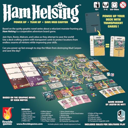Ham Helsing – juego de mesa cooperativo de monstruos miniatura 6