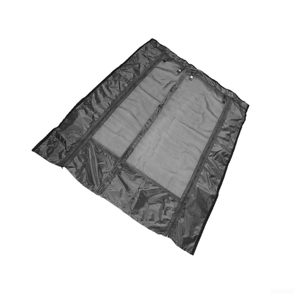 Paravento magnetico per porta camper con gancio laterale e chiusure a scatto per un montaggio sicuro senza fori (200 x 170 cm)