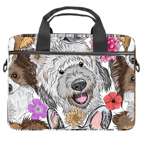 Sacoche PC portable 13 à 14 pouces fleurie pour vos trajets en ville