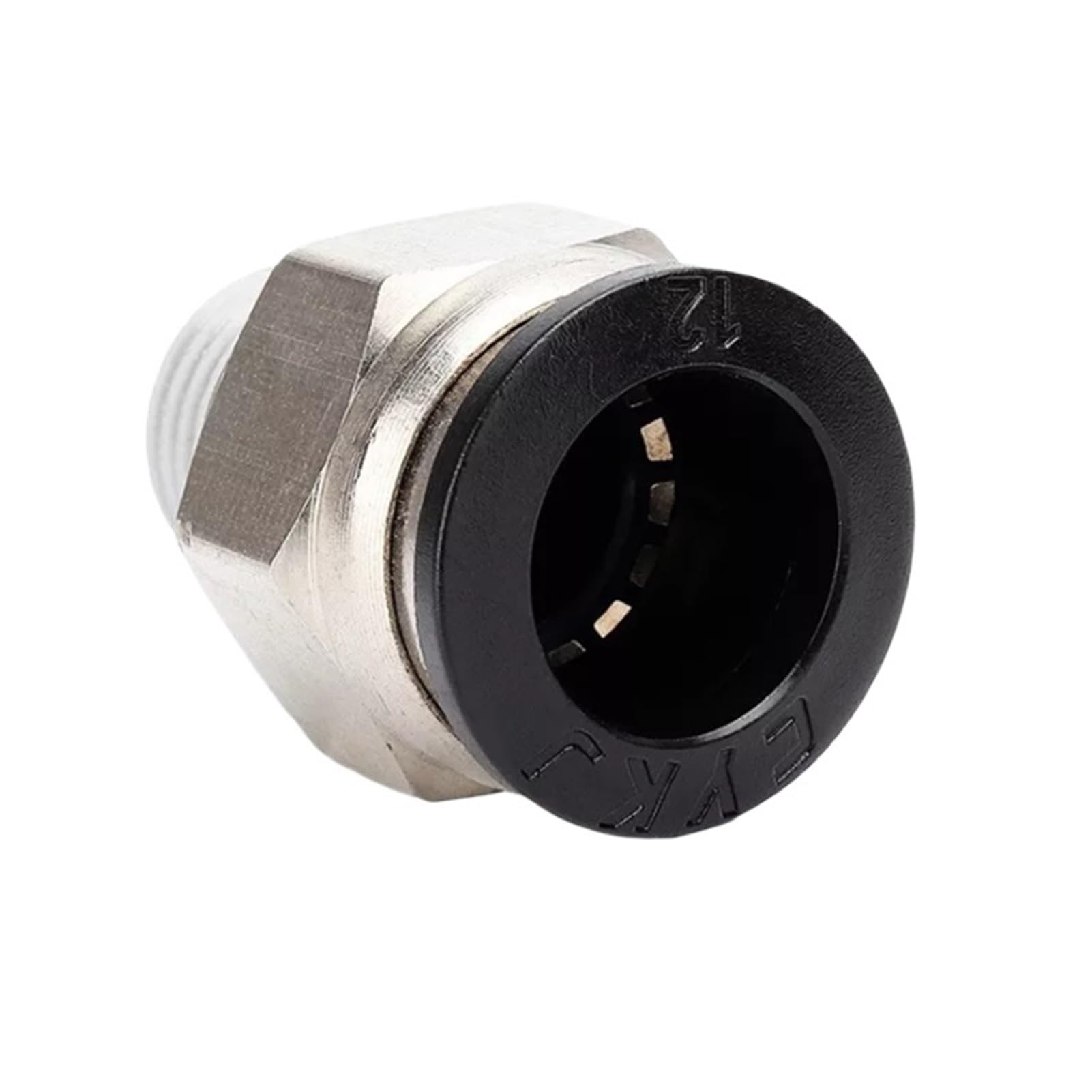 30/50/100 pezzi Raccordi pneumatici PC 4 6 8 10 12mm Filettatura maschio(PC8-04,50pcs)