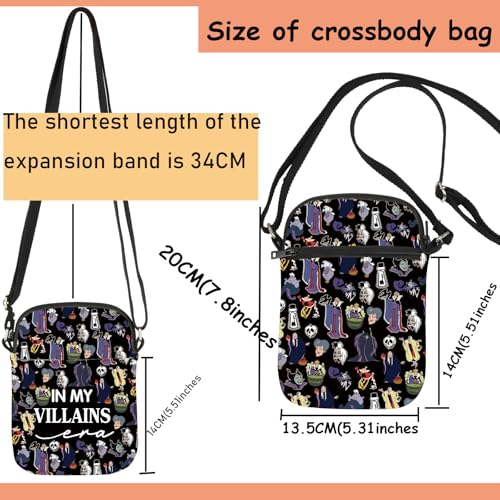 TSOTMO Villian Merch Evil Queen Characters Group Gift Crossbody Bag for Villains Fans Evil Gift2