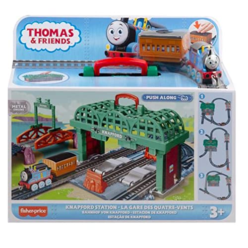 Fisher-Price Thomas & Friends Knapford Station Train Set track with 2 in 1 playset and storage case for preschoolers 3+ - Image 7