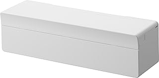 山崎実業(Yamazaki) フィルムフック まな板シート ケース ホワイト 本体:約W30×D8.8×H8cm(蓋開口時:H15.5cm) タワー tower 箱ごと収納 まな板シート 専用ケース 2183