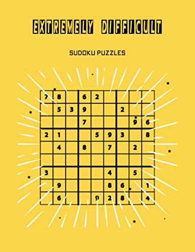 Extremely difficult sudoku puzzles: for smart people only . solution