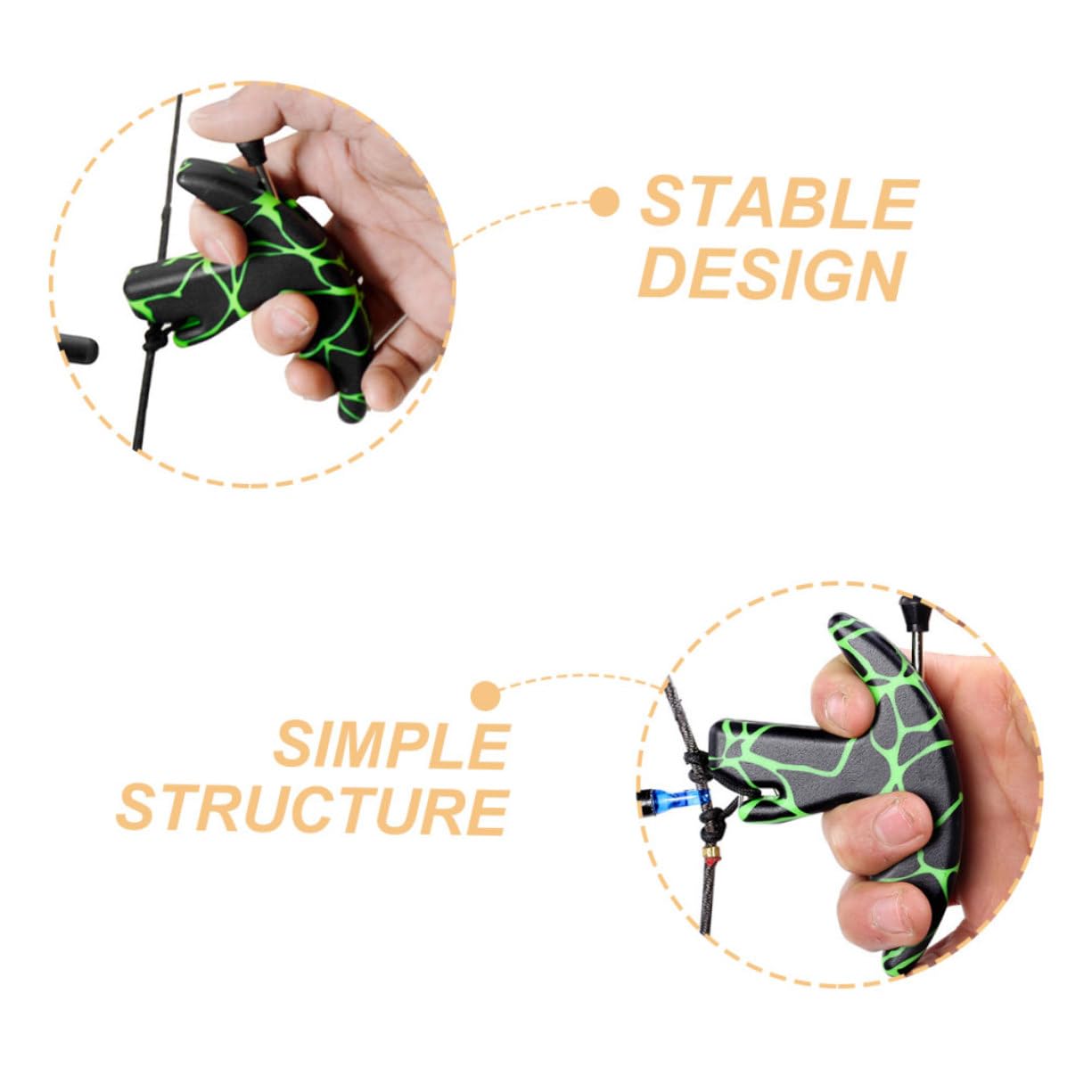 HONMEET Thumb Release for Compound Release Aid Supplies for Outdoor Hunting