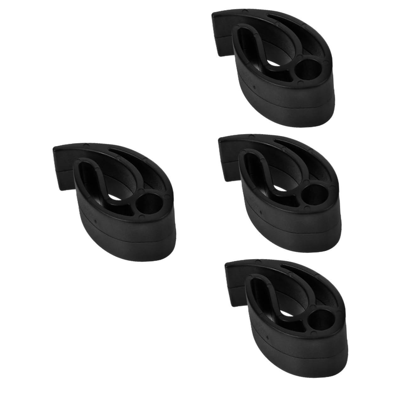 BRIGHTFUFU 4pcs Clip for Flying Discs Lightweight Disc Clamp Mini Holder Portable Supply