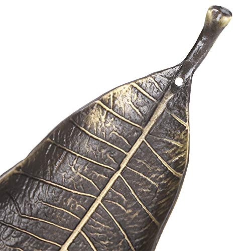 Incense Stick Holder,Durable Zinc Alloy Leaf & Snail Sandalwood Incense Burner Sticks Ash Catcher,Metal Incense Ash Catcher Tray, For Home Yoga&Meditation Office Decor (Gold) #TOP5