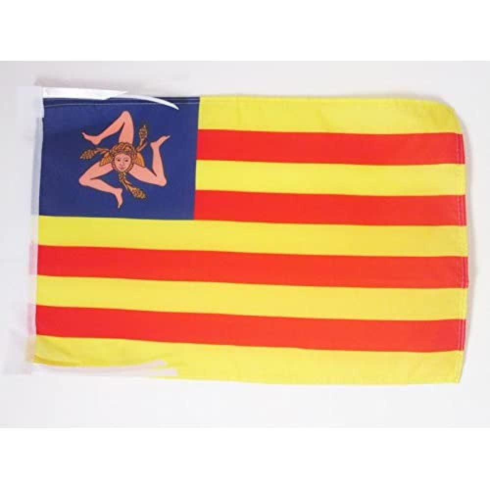 Iran Old Persia Flag 18'' x 12'' cords - Persian SMALL flags 30 x 45cm - Banner 18x12 in - AZ FLAG — view 543