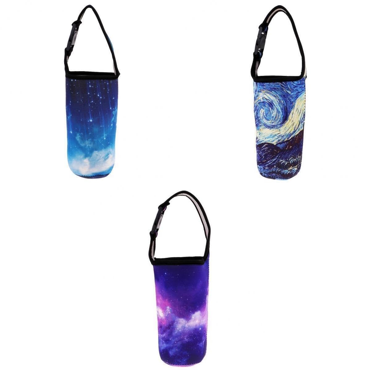 MYADDICTION Tumbler Carrier Holder Pouch for Outdoor Insulated Mug Dark Blue-image-28