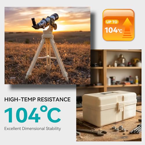 Image of SUNLU ABS-GF 3D Filament 1.75mm 1KG, Natural White | 10% Glass Fiber Reinforced ABS, Superior Durability, Reliable Load-Bearing, 104C Heat Resistance