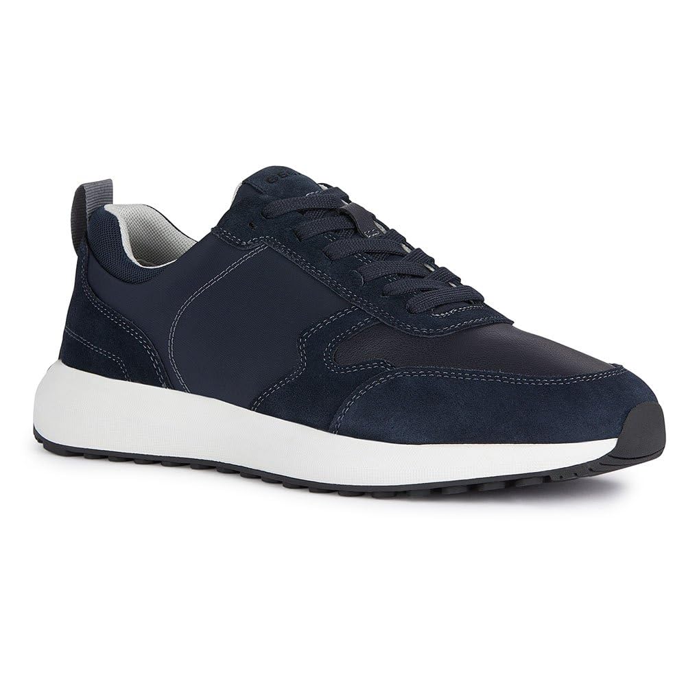 Geox Men's U Volpiano ASneaker, Navy, 9 UK