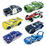 Brofix 7PCS Toy Car Set 1:55 Metal Die Casting Model Vehicles Car with Portable Mini Size for Ages 3 and up Boy Girl Toy, in Bulk (7PCS Blue)