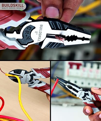 Image of BUILDSKILL 34 Pcs | 800W Professional Drill Machine For Wall Drilling Tools Box Kit | 13MM Keyless Chuck | Copper armature | Measuring Tape | TPR Screwdriver Set (6 Months Warranty)