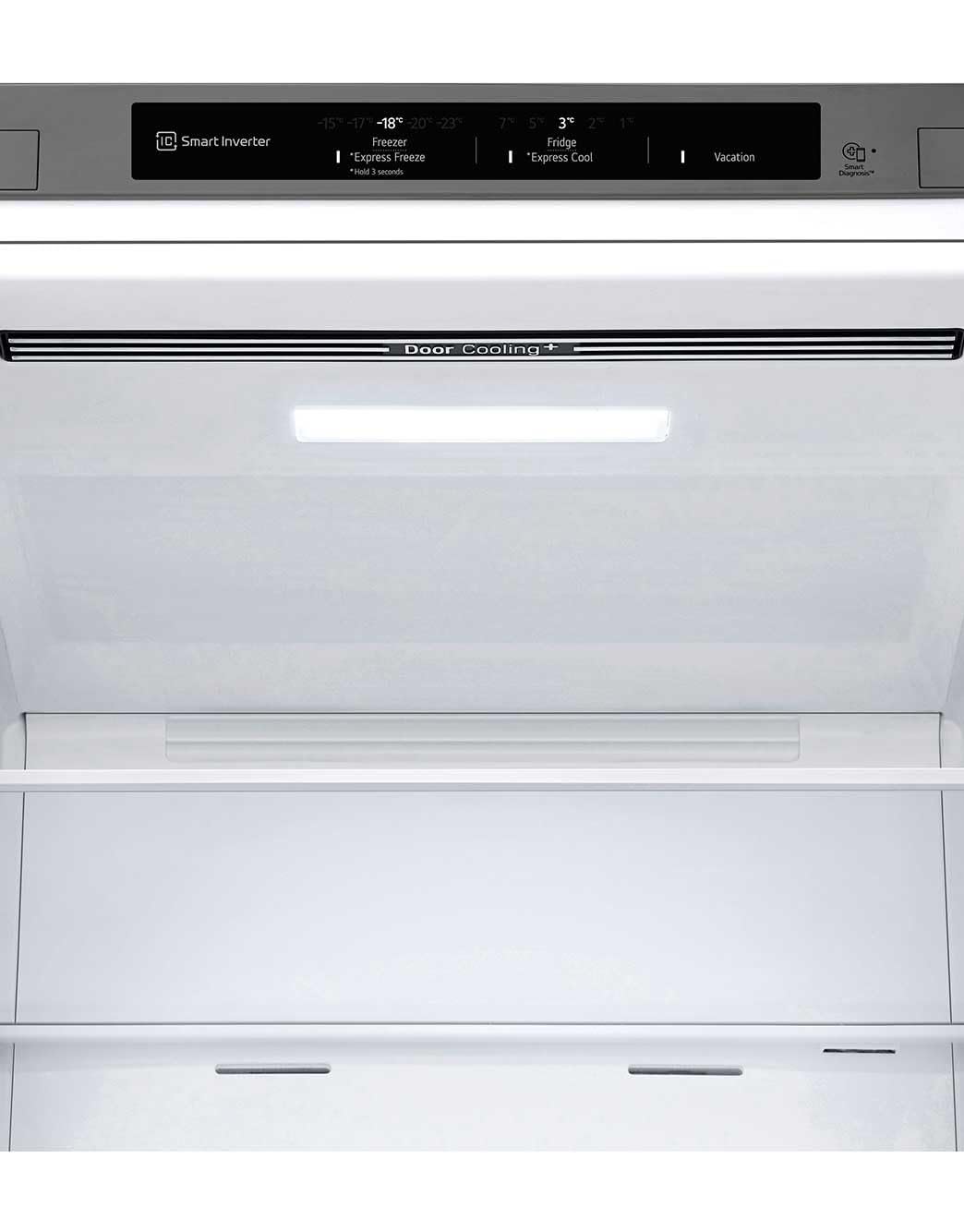 LG Kühl-Gefrierkombination GBV3100APY, 344L Gesamtvolumen, 186 cm, Energieklasse A, Total No Frost, LINEARCooling, DoorCooling+, leise & effizient, Prime Silver