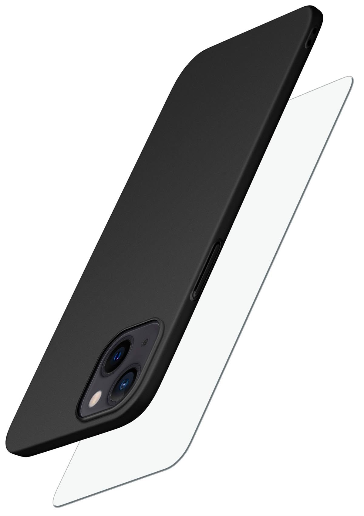 Coque rigide iPhone 15 ultra fine pour protection intégrale noire - 8