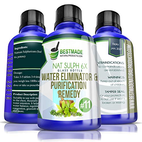 Glass Bottle NAT Sulph 6X Cell Salt