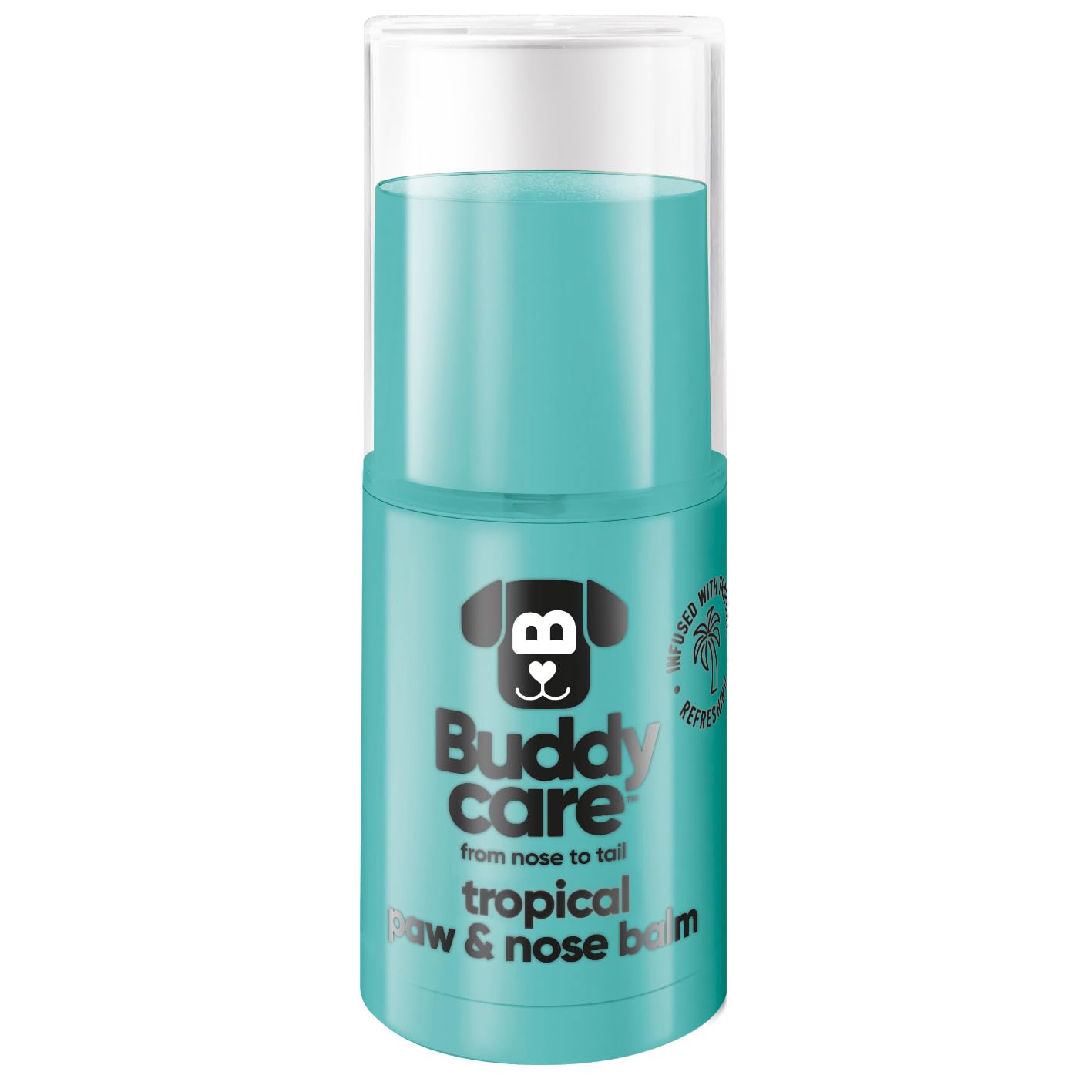 Buddycare Dog Paw & Nose Balm - Tropical Protects & Repairs Dry, Cracked & Chapped Skin | Vegan & Cruelty-Free, Moisturises & Nourishes | Pocket Sized Grooming Accessory — image 1