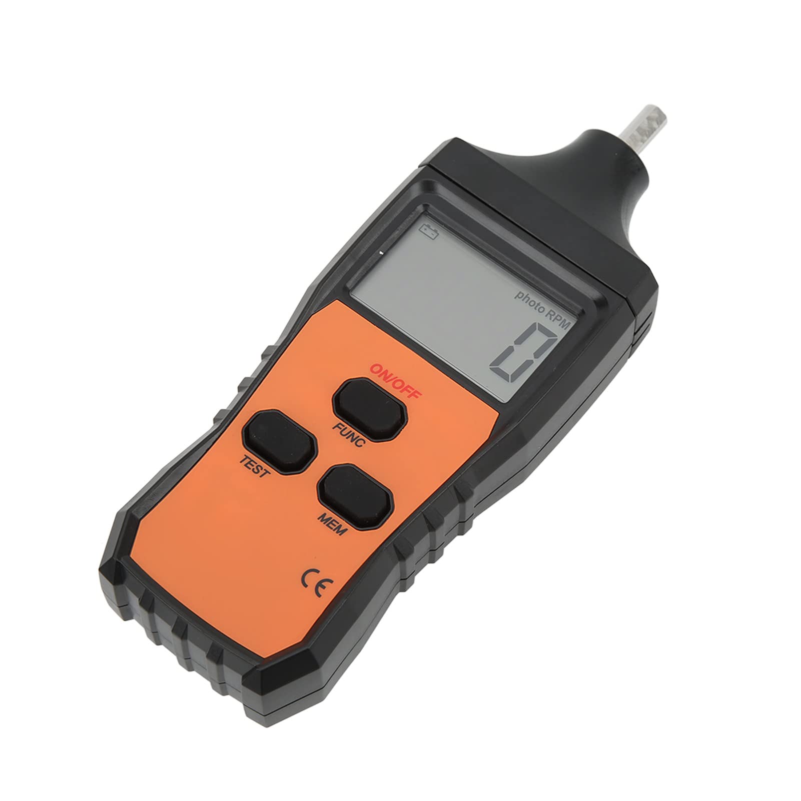 Contagiri Contagiri Digitale 6236P Strumento di Misurazione della velocità Portatile in Plastica 5 Cifre LCD Auto Range Foto e a Contatto per Uso in Officina Meccanica