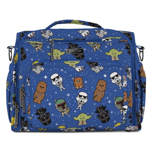 Image of JuJuBe New! B.F.F - STAR WARS™ Galaxy of Rivals, Diaper Bag, Travel Backpack & Large Tote w/Portable Changing Pad, Stroller Hooks & Pockets for Bottles, Diapers, Pacifier, Snacks & Essentials