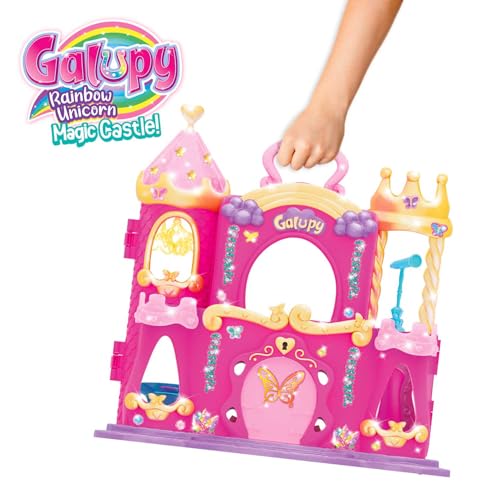 Castillo de juguete Galupy Rainbow Unicorn para tardes de juego creativo en casa 6