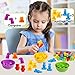 Counting Animals Color Sorting Matching Games with Sorting Bowls Montessori Sensory Early Educational Toys Learning Fine Motor Skill & Counting Math Toys Gift for 3 4 5 Year Old Boys Girls